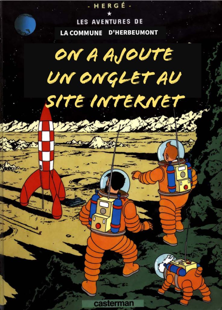 Tintin a marché sur la lune